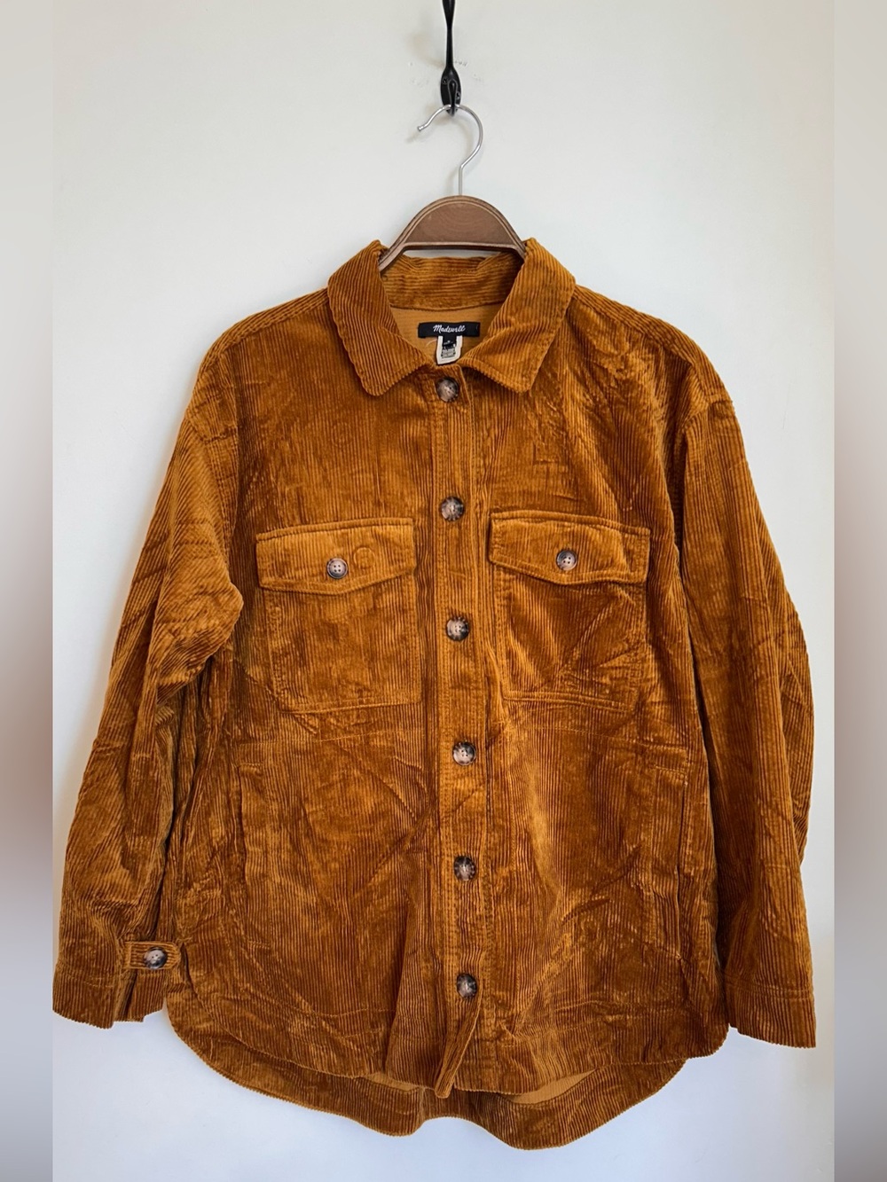 MADEWELL 100% COTTON CORDUROY SHACKET